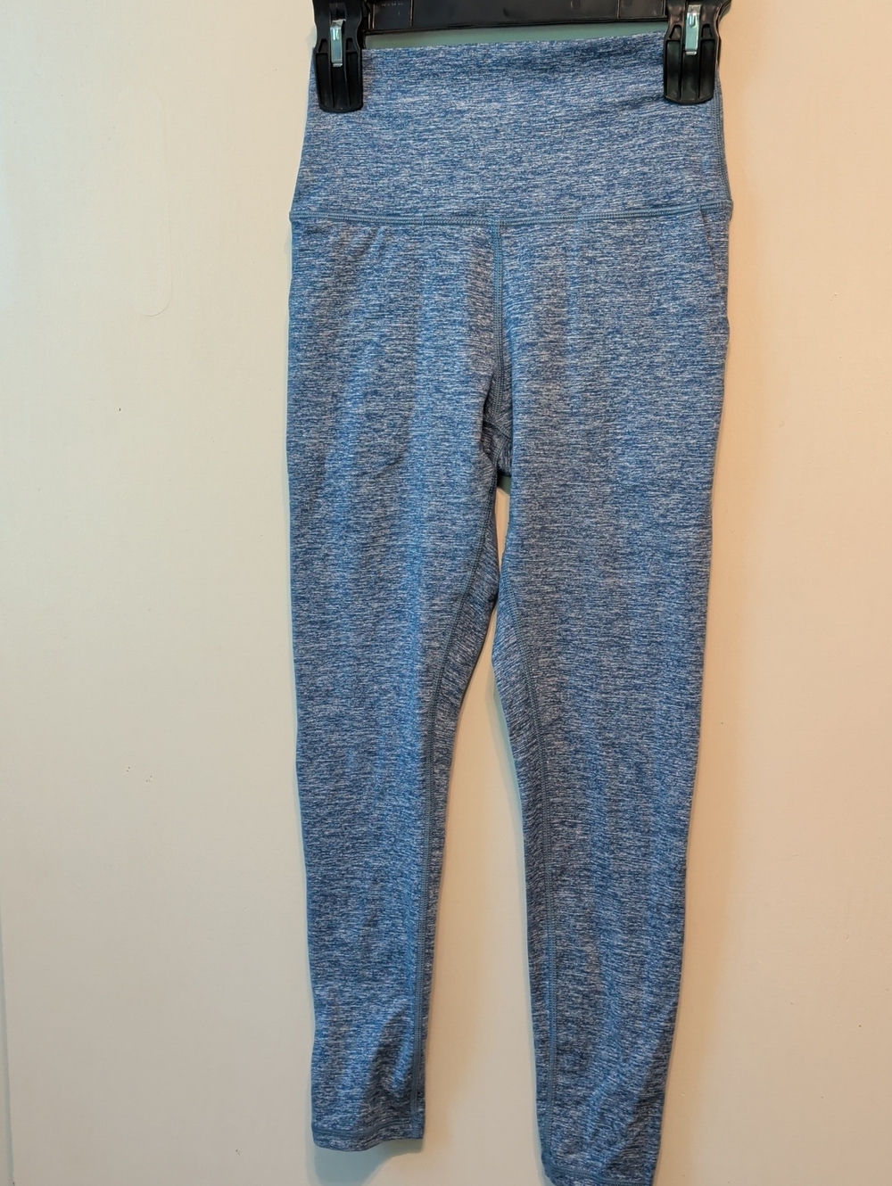 aerie Offline Heathered Blue High-Rise Hugger Leggings